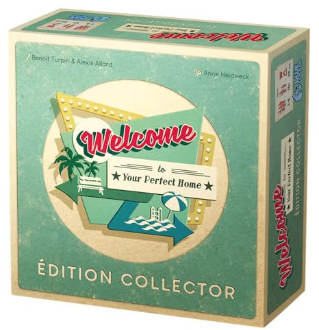 Blackrock Games Welcome - Jeu de société - à partir de 10 Ans - 1 à 6 Joueurs - Jeu Rapide et Tactique- Edition Collector - inclut Les Extensions - en Famille - Entre Amis Version Française