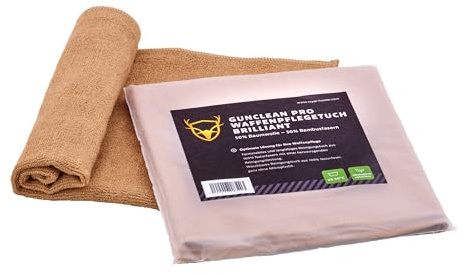 Royal Hunter ® - Paño para el cuidado de armas Gunclean Pro Brilliant – Paño de limpieza para tu arma de fibras naturales – indeformable y duradera – multiuso y lavable – 40 x 40 cm…