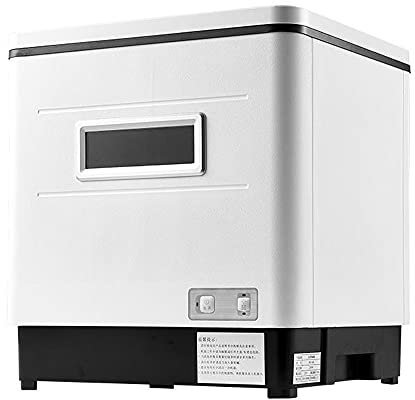 Mini Geschirrspüler Tischgeschirrspüler mit UV-Sterilisation 360-Grad Rotierende Spray 12L Wasserverbrauch Freistehender Spülmaschine