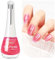 SUPWEE Glitzer Nagellack - 16ML Rosa Glanz Schnelltrocknend Keine Aushärtung Erforderlich für DIY Nail Art Maniküre