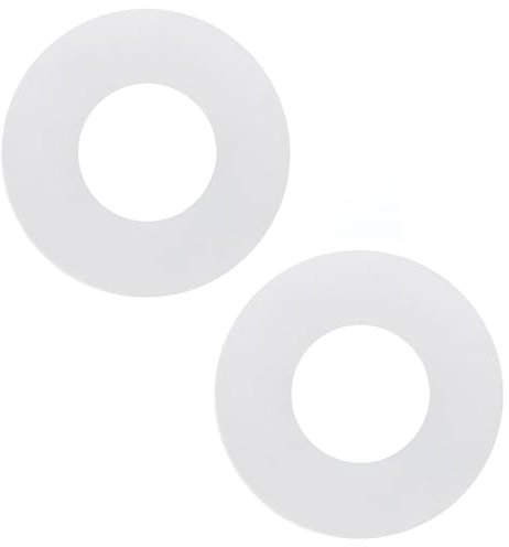 XPEX 2 Pièces Joint chasse d'eau wc joints de cloches de chasse et de chasse de rechange pour joint geberit compatible avec les réservoirs joint plat, valve de chasse