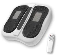 CALMENTA® Shiatsu Fußmassagegerät mit Vibration – Durchblutungsgerät für Füße und Beine – 5 Programme & 10 Intensitätsstufen – Elektrisches Fußmassagegerät mit Fernbedienung