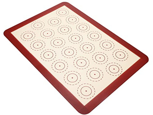 LIFKOME Tappetino Da Forno in Silicone Per Macaron E Facile Da Pulire Per Teglie Da Forno