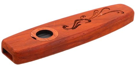 ibasenice Holz Kazoo für Erwachsene Leicht zu Spielen mit Gutem Klang für Soloauftritte und Begleitung