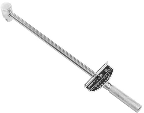 DIYEAH Clé Dynamométrique à Aiguille Réglable 3/4 Pouces 500 Nm Outil Manuel De Serrage Pour Réparation Automobile Précision Couple Professionnel