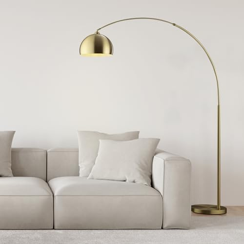 Lightbox Lámpara de pie curva, apta para bombillas E27, máx. 20 W, altura