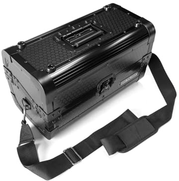Reloop 7'' Record Case 150 Black - Maletín clásico para vinilos de 7″ con un diseño robusto y profesional