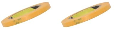 2 set of Masking Tape for Model Painting 18 Yard Long for Hobby Model Action Figures Yellow 0.6 cm
