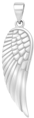 Sofia Milani - Damen Ketten Anhänger 925 Silber - Flügel Feder - 60019