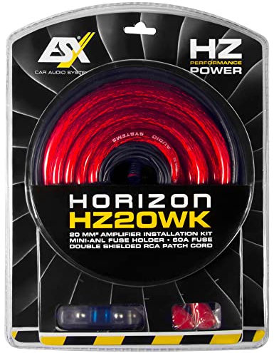 ESX HZ20WK - Kabelkit 20mm² mit 5m Cinchkabel und Mini-ANL Sicherung