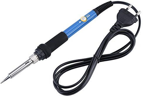 Pen Saldatore a Stagno Professionale a Temperatura Regolabile 60W 220V, Saldatura Elettrica Mini Punta, Riparazione i Telefoni,Componenti PC,Giochi e Pirografia ecc