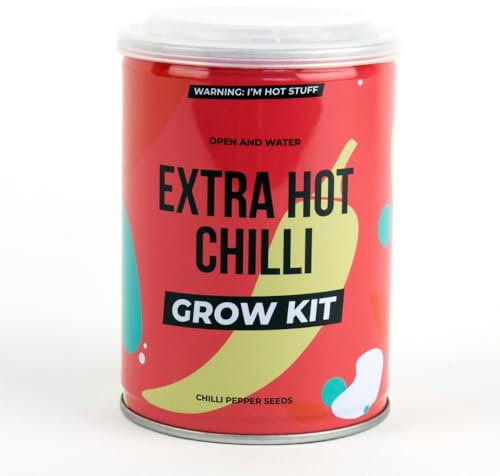 Gift Republic GR850001 Grow Your Own Extra Hot Chilli, Light brown