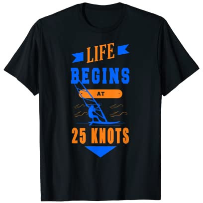 Windsurfing Segel Surfbrett Windsurfen lustiges Windsurf T-Shirt