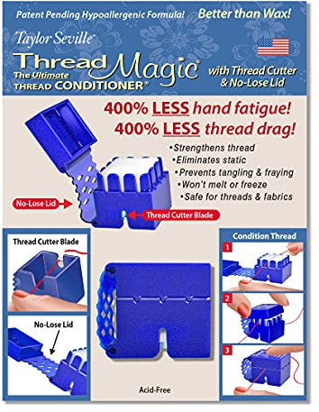 Taylor Seville Originals - Taylor Seville Originals Square Ultimate Magic Thread Conditioner with Cutter - 1 Piece