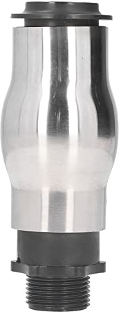 Nikou G1 Außengewinde Wasserfontänendüse, Edelstahl Brunnen Schaumdüse Frothy Nozzle Fountain Foam Jet Sprinkler Sprayer Sprühdüse, Bewässerung Wasserkopf für Gartenteich Rasen See