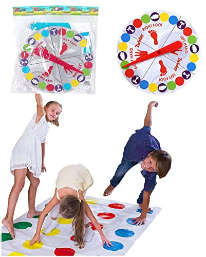 Partyspiele,Bodenspiel,Bewegungsspiele Indoor,Familienspiel mit Spielmatte Fur Lustige Spiele Geeignet für Kindergeburtstage,Familienspiele,Gesellschaftsspiele,Teamarbeit Durch Aktive Atmosphäre