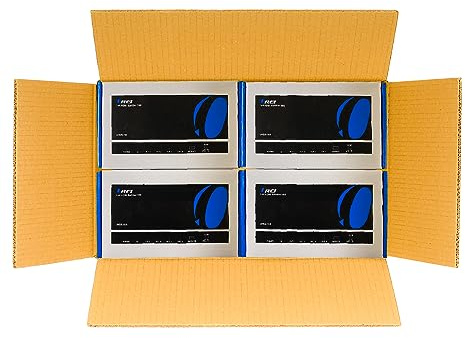 OREI UltraHD 4K@60Hz 1 in 4 Out HDMI Splitter - HDMI VER 2.0 & HDCP 2.0 Certified - 18 Gbps Bandwidth with EDID Management - Duplicate/Mirror 1 HDMI Signal to 4 Displays - 20 Units per Box (UHDS-104)