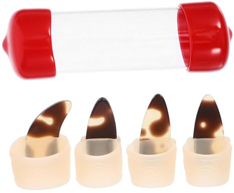Supvox 5stücke Creative Guzheng Nail Covers Einstellbare Und Bequeme Schutzhüllen Für Guzheng-nägel Teiliges Für Hautfarbe Für Lernen Und Spiel