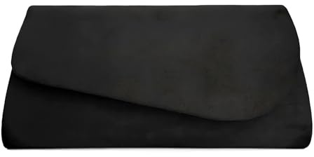 YYW Clutch-Tasche für Damen, Wildleder, Abendtasche, Hochzeit, Clutch, Geldbörse mit abnehmbarem Kettenriemen, einfarbig, Schulter-Handtasche für Brautpartys, Abschlussbälle
