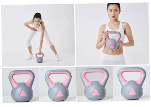 KOMBIUDA Gummierte Kettlebell Für Fitness-training Feste Griffkettlebell Für Frauen-armmuskulatur-übungen Rutschfest Und Langlebig