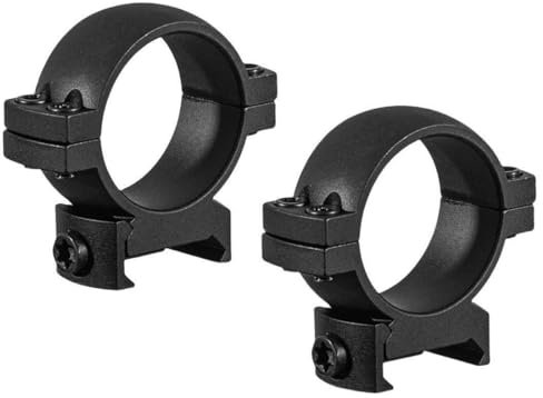 MyHaing 2pcs 30mm Bague de Fixation de la Lunette Optique Support de visée Queue d'aronde Double Clou siège 20mm Rail 44mm Hauteur