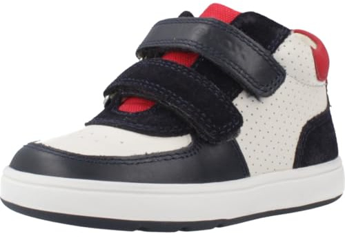 Geox B BIGLIA Boy A - Scarpe da Ginnastica Baby - Jungen, White/Navy,