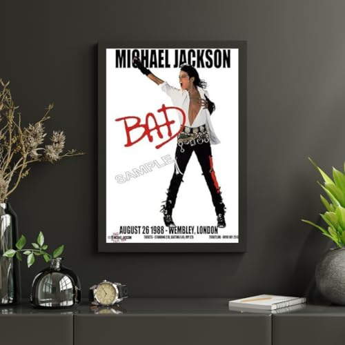 Póster de Michael Jackson de The House of Ember con música pop, para pared, tamaño A4
