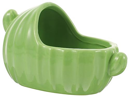 COLLBATH Keramik-hamsterbadewanne Sandbadebox Für Haustierkäfig Mit Glattem Und Verschleißfestem Material Leicht Zu Reinigen Und Wiederverwendbar Für Hamster Und Chinchillas