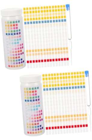 TOYANDONA 2 Series Tiras De Prueba De Agua De Agua Unidades Con Gotas Y Tubo Herramienta De Análisis Potable Prueba Rápida Y De Consumo 50 Piezas*2