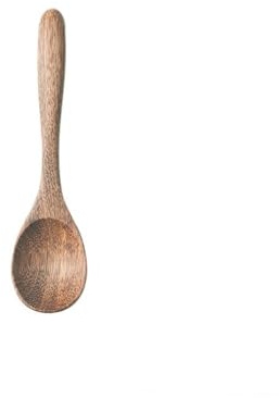 RYUQW3RE Cucharas de Cocina Cuchara sopera de Madera - Utensilios de Cocina Lisos y pulidos a Mano - Cuchara for cocinar y Servir