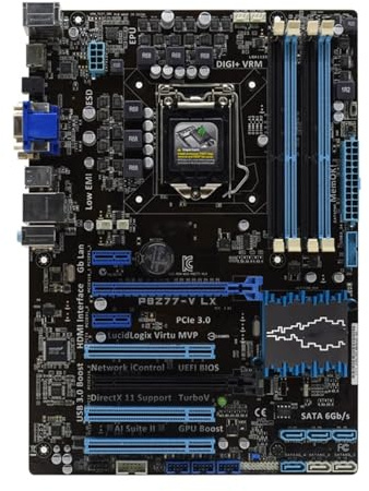 Motherboard Scheda Madre Fit For ASUS P8Z77-V LX DDR3 Intel Z77 Socket LGA 1155 For Processori Core Di Seconda E Terza Generazione I5 2500 I7 3770 ATX Usata