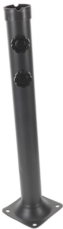 OFFSCH Support Parasol Extérieur avec Adaptateur Tube Stabilisateur Antivent et Base Portable Compatible avec Divers Diamètres de Pied de Parasol pour Jardin et Terrasse