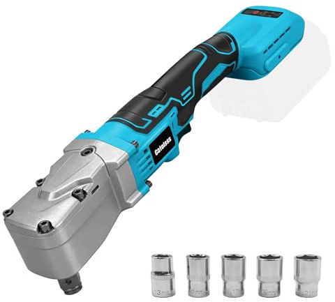 Clé à cliquet sans fil 1/2 pour batteries Makita 18 V, moteur sans balais 280 N.M, vitesse de rotation variable, 5 clés à douille, clé à cliquet électrique pour meubles et voitures (sans batterie)