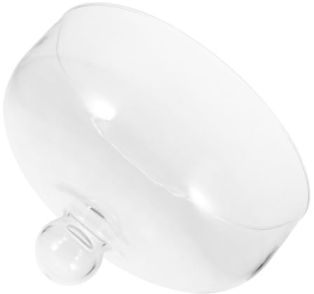 Cabilock Microwave Oven Glass Lid Tall Dome Food Cover for Glass Plate Splash Guard Steam Splatter Cover Kitchen Use