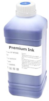 ForgeCore Encre éco-solvant 1000ml, Compatible avec imprimante Roland DX7 DX5 DX4 XP600 BN20 SP540V SP300 XR640 SP540i VS300i VS640 RS540 XJ740(1000ML Cyan)