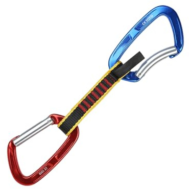 Expressschlingen - 27cm | Klettern Quickdraws Karabinerausrüstung | -Quickdraws aus hochfester Aluminiumlegierung zum Felsklettern, Wandern, Abseilen, Eisklettern und Outdoor-Abenteuern