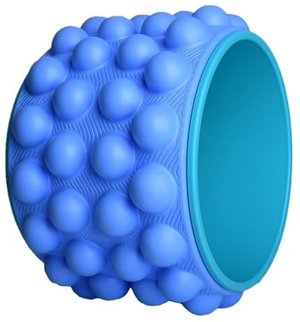 Yogahjul midjemuskelavslappning, yogahjul, träning böjning och öppning tillbaka, fitnessring, i hemmagym, pilatesutrustning (färg: 3)