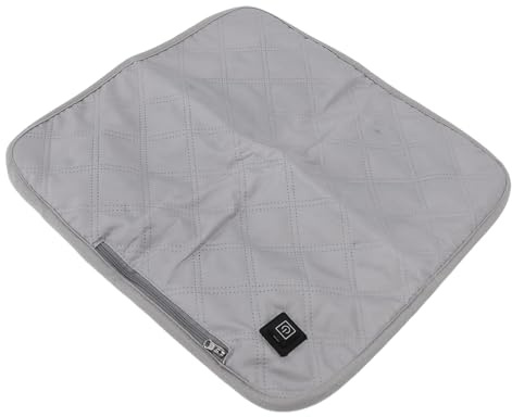 FAUOSWUK Tappetino Riscaldante USB per Riscaldamento Rapido Cuscino del Sedile Riscaldato in Morbido Grafene per Divano da Ufficio da Campeggio, 1 Tappetino Portatile (Grigio)