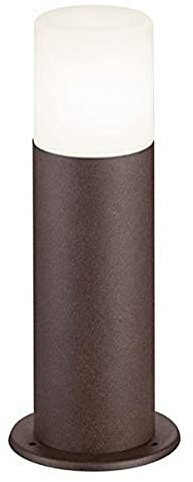 Trio Leuchten 522260124 - Lampada da esterni Hoosic, in alluminio color ruggine, acrilico bianco, non inclusa 1 x E27.