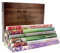 Räucherstäbchen Set XXL - 26 Düfte u.a. mit Rose, Sandelholz, Vanille, Citronella, Nag Champa. Indischer Mix