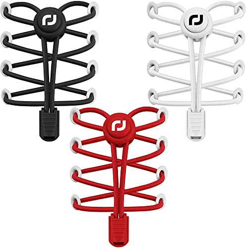 RJ-Sport Schnürsenkel-Elastische Schnürsenkel mit Schnellverschluss Schnürsenkel Schnellschnürsystem für Einzigartigen Komfort und Starken Halt