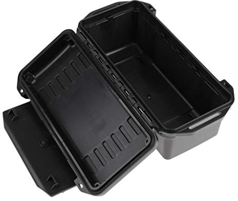 Milageto Caja de Almacenamiento Impermeable Portátil a Prueba de Golpes Caja Hermética de Sellado de Supervivencia Al
