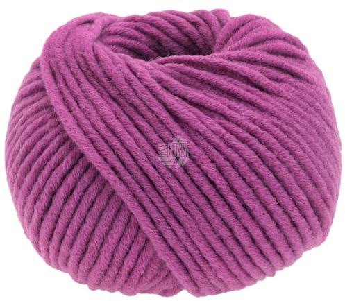 LANA GROSSA Mille II | Strapazierfähiges Mischgarn mit Merinowolle, waschmaschinenfest | Handstrickgarn aus 50% Schurwolle & 50% Acryl | 50g Wolle zum Stricken & Häkeln | 55m Garn FB152