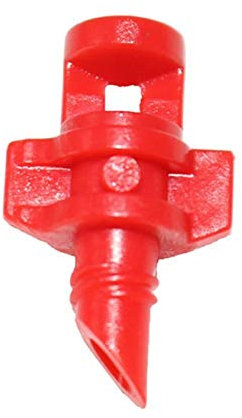 SYKIA Gartenbewässerung Dripper Sprinkler 3000 Stück 90-360 Grad Micro-Spritzdüsengarten Garten Bewässerung Bewässerungssysteme Brechung Zerstäubungsdüsen Blau Grün Rot (Color : 360 degree)