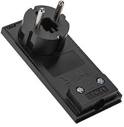 FANTON 80066 Spina schuko piatta salvaspazio orientabile 2P+T 16A angolare mod. CLOCK