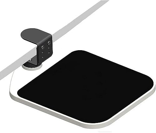 Niciksty Ergonomische Armlehnenstütze, verstellbare Handgelenkauflage | 360° drehbare Mausplattform, Clip-Befestigung, Entlastet Handgelenk & Schultern,Ideal für Büro & Homeoffice.
