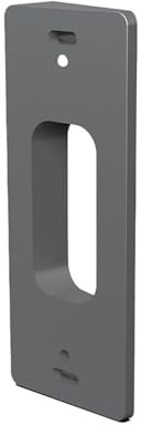 WAZUBC Soporte Antirrobo para Timbre de Video con ángulo Ajustable, Soporte de Placa de Montaje de Ajuste de ángulo de Video WiFi Kit de Cuña para el Hogar (izquierda derecha)