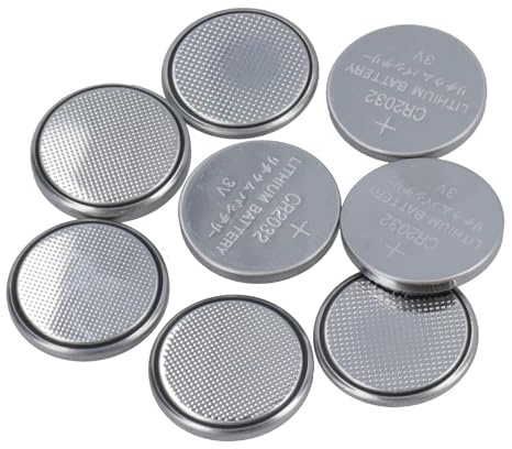 AB Tools CR2016 CR2025 CT2035 Lot de 8 piles bouton au lithium 3 V pour montres et porte-clés