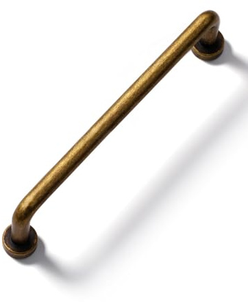 SORWDUERM 5 Stück Antike Messing Schrank Pull 128mm lochabstand Vintage Küche Schrank Griffe Möbel Hardware Küchenschrank Möbelgriffe Kleiderschrank Zieht Griffe