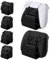 playvital Support pour ps5,Porte Manette pour ps4 Socle pour Xbox Series/One X S,Stand-AL Controller Holder Métal pour Switch Pro avec Caoutchouc Antidérapant-Noir(2PCS)